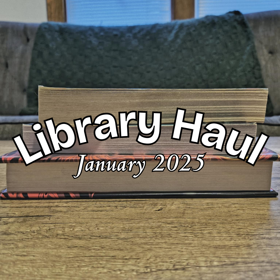 My Library Book Haul for January 2025
